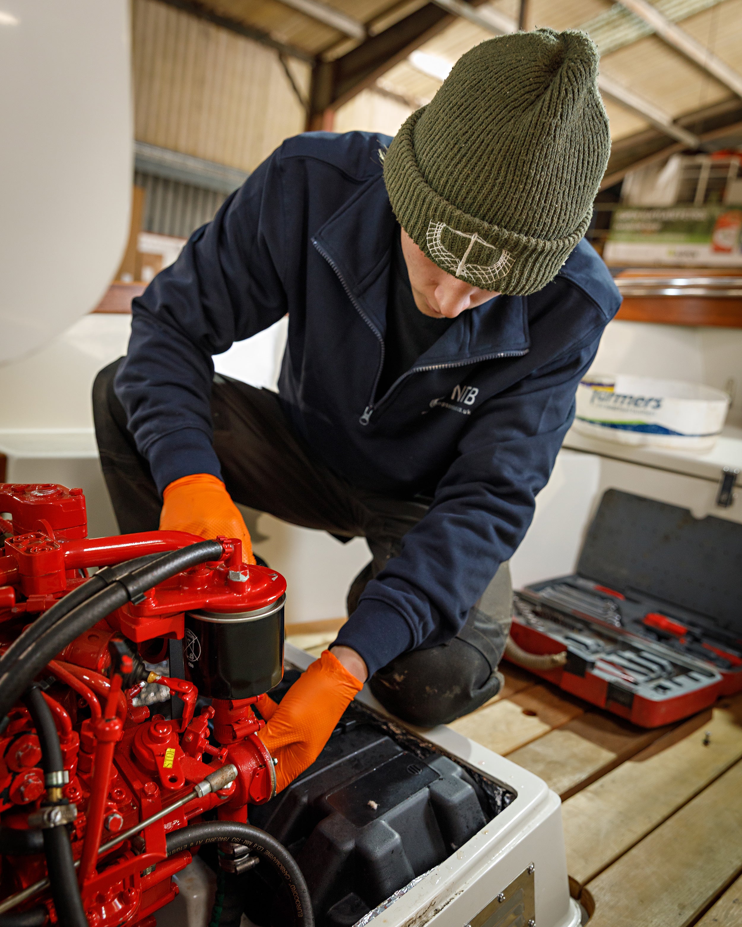 Ribbed Wind-Resistant Beanie