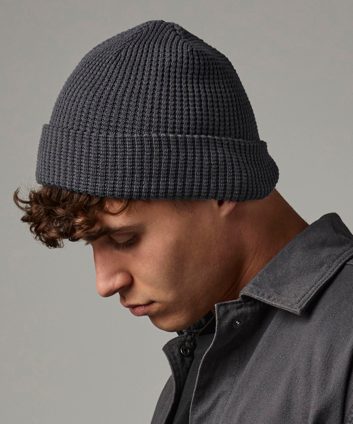 Organic Cotton Waffle Beanie